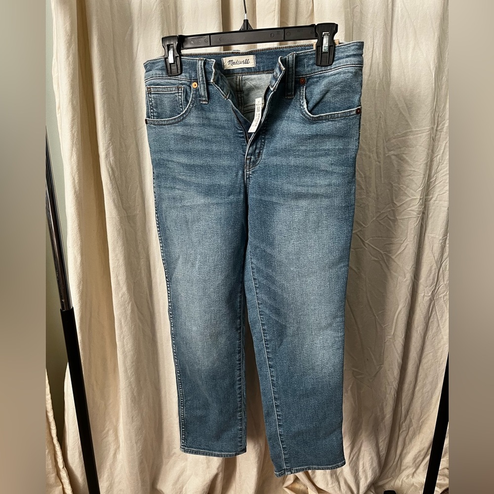 NWT Madewell stovepipe jeans size 28 petite